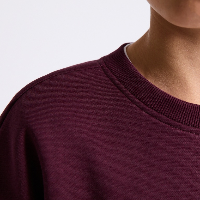 Printed Sweatshirt "Vilgot" Burgundy 2